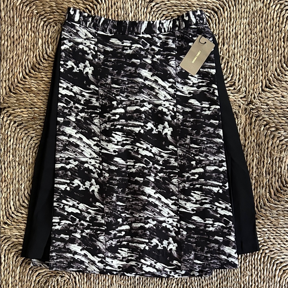 Rachel Comey Monochrome Abstract Mini Skirt